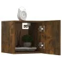 Wand-TV-Schränke, 2 Stück, geräucherte Eiche, 30,5 x 30 x 30 cm von vidaXL, TV-Möbel - Ref: Foro24-815136, Preis: 40,96 €, Ra...