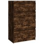 Aparador madera contrachapada color roble ahumado 60x35x98,5 cm de vidaXL, Aparadores - Ref: Foro24-815075, Precio: 79,56 €, ...