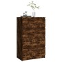 Aparador madera contrachapada color roble ahumado 60x35x98,5 cm de vidaXL, Aparadores - Ref: Foro24-815075, Precio: 79,56 €, ...