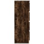 Aparador madera contrachapada color roble ahumado 60x35x98,5 cm de vidaXL, Aparadores - Ref: Foro24-815075, Precio: 79,56 €, ...