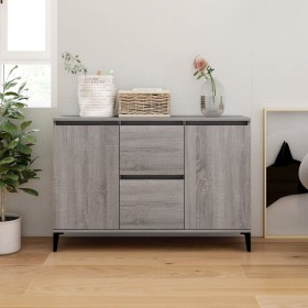 Sonoma grau Sperrholz Anrichte 104x35x70 cm von vidaXL, Sideboards - Ref: Foro24-815166, Preis: 107,69 €, Rabatt: %
