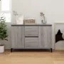 Aparador de madera contrachapada gris Sonoma 104x35x70 cm de vidaXL, Aparadores - Ref: Foro24-815166, Precio: 107,69 €, Descu...
