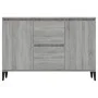 Aparador de madera contrachapada gris Sonoma 104x35x70 cm de vidaXL, Aparadores - Ref: Foro24-815166, Precio: 107,69 €, Descu...