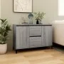 Aparador de madera contrachapada gris Sonoma 104x35x70 cm de vidaXL, Aparadores - Ref: Foro24-815166, Precio: 107,69 €, Descu...