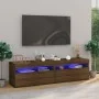 TV-Schrank mit LED-Leuchten, 2 Stück, braune Eiche, 75 x 35 x 40 cm von vidaXL, TV-Möbel - Ref: Foro24-815128, Preis: 86,94 €...