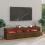 TV-Schrank mit LED-Leuchten, 2 Stück, braune Eiche, 75 x 35 x 40 cm von vidaXL, TV-Möbel - Ref: Foro24-815128, Preis: 86,94 €...