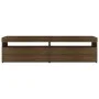 TV-Schrank mit LED-Leuchten, 2 Stück, braune Eiche, 75 x 35 x 40 cm von vidaXL, TV-Möbel - Ref: Foro24-815128, Preis: 86,94 €...