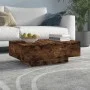 Couchtisch aus geräuchertem Eichensperrholz, 90 x 60 x 31 cm von vidaXL, Couchtisch - Ref: Foro24-815195, Preis: 78,69 €, Rab...