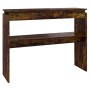 Konsolentisch aus geräuchertem Eichensperrholz, 102 x 30 x 80 cm von vidaXL, Seitentische - Ref: Foro24-815219, Preis: 44,52 ...