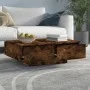 Couchtisch aus geräuchertem Eichensperrholz, 90 x 60 x 31 cm von vidaXL, Couchtisch - Ref: Foro24-815195, Preis: 78,69 €, Rab...