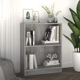 Sonoma gray engineered wood shelving 60x24x76 cm by vidaXL, Bookcases and shelves - Ref: Foro24-815085, Price: 33,48 €, Disco...