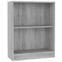 Regal aus technischem Holz in Sonoma-Grau, 60 x 24 x 76 cm von vidaXL, Bücherregale und Regale - Ref: Foro24-815085, Preis: 3...