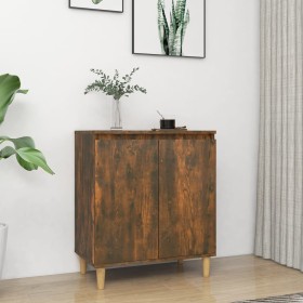 Sideboard aus geräuchertem Eichensperrholz, 60 x 35 x 70 cm von vidaXL, Sideboards - Ref: Foro24-815156, Preis: 52,62 €, Raba...