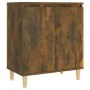 Aparador madera contrachapada color roble ahumado 60x35x70 cm de vidaXL, Aparadores - Ref: Foro24-815156, Precio: 51,92 €, De...