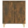 Aparador madera contrachapada color roble ahumado 60x35x70 cm de vidaXL, Aparadores - Ref: Foro24-815156, Precio: 51,92 €, De...