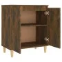Aparador madera contrachapada color roble ahumado 60x35x70 cm de vidaXL, Aparadores - Ref: Foro24-815156, Precio: 51,92 €, De...