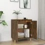 Aparador madera contrachapada color roble ahumado 60x35x70 cm de vidaXL, Aparadores - Ref: Foro24-815156, Precio: 51,92 €, De...