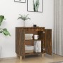 Sideboard aus geräuchertem Eichensperrholz, 60 x 35 x 70 cm von vidaXL, Sideboards - Ref: Foro24-815156, Preis: 52,55 €, Raba...