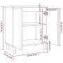 Aparador madera contrachapada color roble ahumado 60x35x70 cm de vidaXL, Aparadores - Ref: Foro24-815156, Precio: 51,92 €, De...