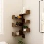 Wall corner shelves 2 pcs smoked oak 40x40x50 cm by vidaXL, Shelves and shelves - Ref: Foro24-815205, Price: 36,83 €, Discoun...