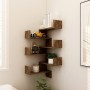 Wand-Eckregale 2 Stück Räuchereiche 40x40x50 cm von vidaXL, Regale und Regale - Ref: Foro24-815205, Preis: 38,04 €, Rabatt: %