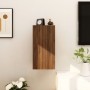 Wand-TV-Schränke 2 Stück braune Eiche 30,5x30x30 cm von vidaXL, TV-Möbel - Ref: Foro24-815142, Preis: 29,17 €, Rabatt: %