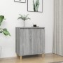 Aparador de madera contrachapada gris Sonoma 60x35x70 cm de vidaXL, Aparadores - Ref: Foro24-815157, Precio: 61,70 €, Descuen...