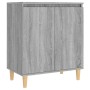 Aparador de madera contrachapada gris Sonoma 60x35x70 cm de vidaXL, Aparadores - Ref: Foro24-815157, Precio: 61,70 €, Descuen...