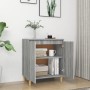 Aparador de madera contrachapada gris Sonoma 60x35x70 cm de vidaXL, Aparadores - Ref: Foro24-815157, Precio: 61,70 €, Descuen...