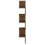 Brown oak wood wall corner shelf 20x20x127.5 cm by vidaXL, Shelves and shelves - Ref: Foro24-815212, Price: 28,94 €, Discount: %