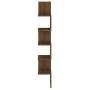 Wand-Eckregal aus braunem Eichenholz, 20 x 20 x 127,5 cm von vidaXL, Regale und Regale - Ref: Foro24-815212, Preis: 29,15 €, ...