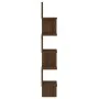 Brown oak wood wall corner shelf 20x20x127.5 cm by vidaXL, Shelves and shelves - Ref: Foro24-815212, Price: 28,94 €, Discount: %