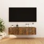 Muebles para TV de pared 4 uds roble ahumado 30,5x30x30 cm de vidaXL, Muebles TV - Ref: Foro24-815137, Precio: 57,43 €, Descu...