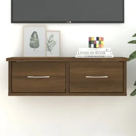 Wandschrank aus braunem Eichensperrholz, 60 x 26 x 18,5 cm von vidaXL, Regale und Regale - Ref: Foro24-815080, Preis: 39,24 €...