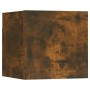 Wand-TV-Schränke, 4 Stück, geräucherte Eiche, 30,5 x 30 x 30 cm von vidaXL, TV-Möbel - Ref: Foro24-815137, Preis: 58,02 €, Ra...