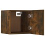 Wand-TV-Schränke, 4 Stück, geräucherte Eiche, 30,5 x 30 x 30 cm von vidaXL, TV-Möbel - Ref: Foro24-815137, Preis: 58,02 €, Ra...