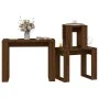 Stackable tables 3 pieces brown oak plywood by vidaXL, Side tables - Ref: Foro24-815224, Price: 42,33 €, Discount: %