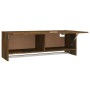 Schrank aus geräucherter Eichenholz-Sperrholzplatte, 100x32,5x35 cm. von vidaXL, Kleiderschränke - Ref: Foro24-815213, Preis:...