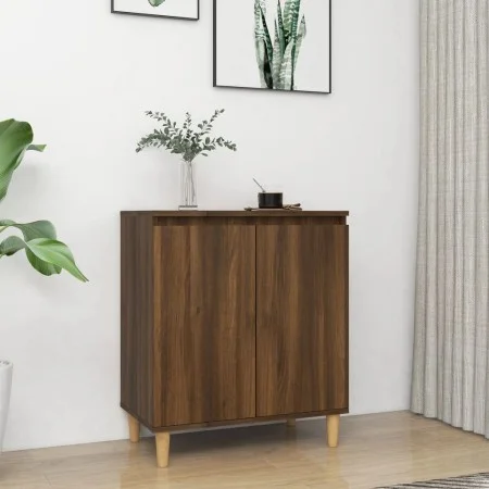 Aparador de madera contrachapada roble marrón 60x35x70 cm de vidaXL, Aparadores - Ref: Foro24-815158, Precio: 58,19 €, Descue...