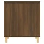 Aparador de madera contrachapada roble marrón 60x35x70 cm de vidaXL, Aparadores - Ref: Foro24-815158, Precio: 58,19 €, Descue...