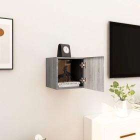 TV-Wandschrank in Sonoma-Grau, 30,5 x 30 x 30 cm von vidaXL, TV-Möbel - Ref: Foro24-815138, Preis: 22,95 €, Rabatt: %