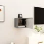 Sonoma gray wall-mounted TV cabinet 30.5x30x30 cm by vidaXL, TV Furniture - Ref: Foro24-815138, Price: 22,68 €, Discount: %