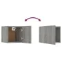 Sonoma gray wall-mounted TV cabinet 30.5x30x30 cm by vidaXL, TV Furniture - Ref: Foro24-815138, Price: 22,68 €, Discount: %