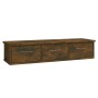 Armario pared madera contrachapada roble ahumado 88x26x18,5 cm de vidaXL, Estantes y estanterías - Ref: Foro24-815081, Precio...
