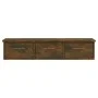 Wandschrank aus geräuchertem Eichensperrholz, 88 x 26 x 18,5 cm von vidaXL, Regale und Regale - Ref: Foro24-815081, Preis: 53...