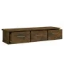 Wandschrank aus geräuchertem Eichensperrholz, 88 x 26 x 18,5 cm von vidaXL, Regale und Regale - Ref: Foro24-815081, Preis: 53...