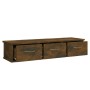 Wandschrank aus geräuchertem Eichensperrholz, 88 x 26 x 18,5 cm von vidaXL, Regale und Regale - Ref: Foro24-815081, Preis: 53...