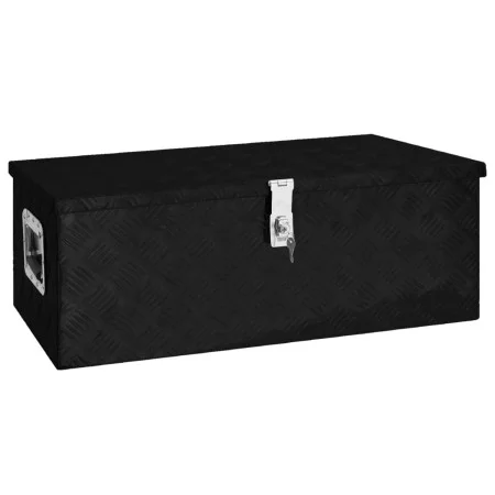 Aluminium Aufbewahrungsbox schwarz 80x39x30 cm von vidaXL, Werkzeugkästen - Ref: Foro24-152253, Preis: 166,77 €, Rabatt: %