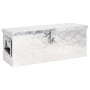 Caja de almacenaje de aluminio plateado 60x23,5x23 cm de vidaXL, Cajas de herramientas - Ref: Foro24-152248, Precio: 87,70 €,...