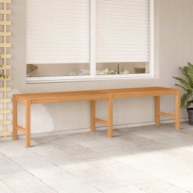 Banco de jardín de madera maciza de teca 180 cm